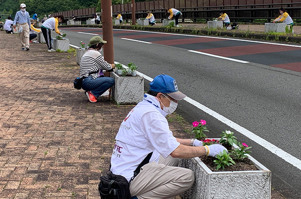 花植え活動のイメージ