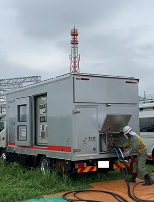 非常災害対策実働訓練のイメージ