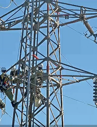 送電部門新入社員研修のイメージ