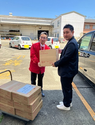 非常食の提供のイメージ